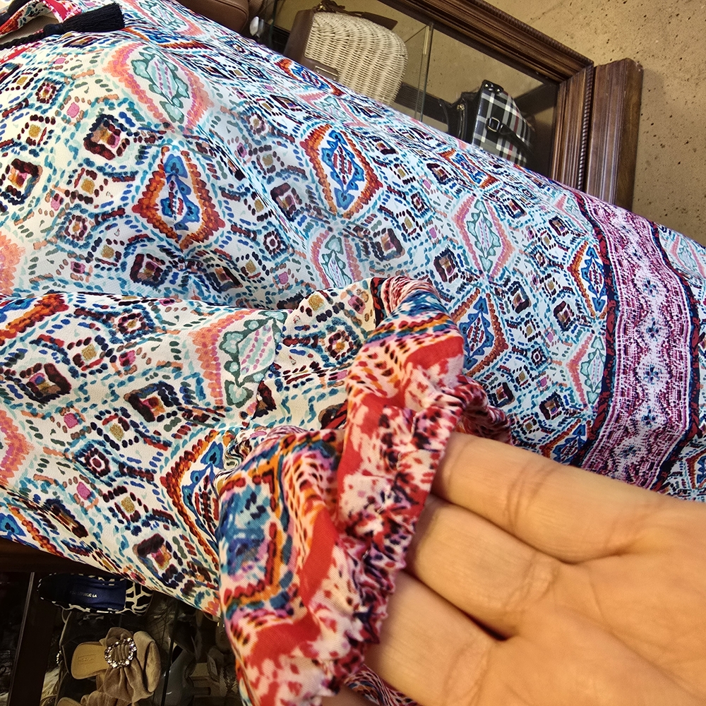 Boho Chic Patterned Tunic Dress - Picture 3 of 11